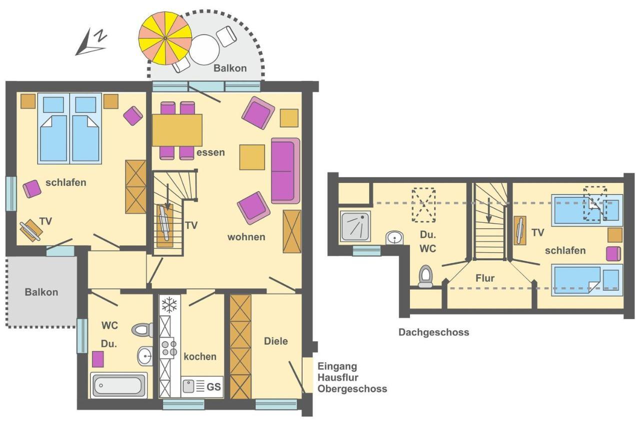 Ferienpark Freesenbruch Wohnung 4 4 - Seeschwalbe Zingst Esterno foto